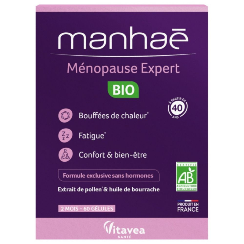 Vitavea Manhaé Ménopause Expert Bio - 60 Gélules
