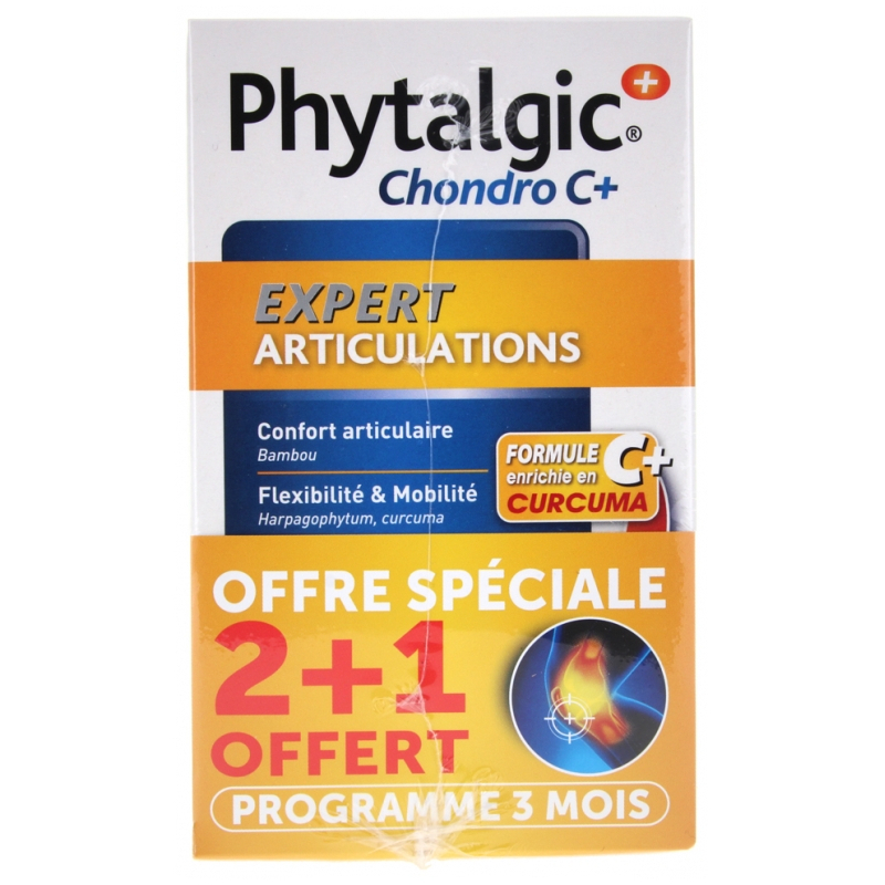 Nutreov Phytalgic Chondro C+ Expert Articulations - Lot de 3 x 60 Comprimés
