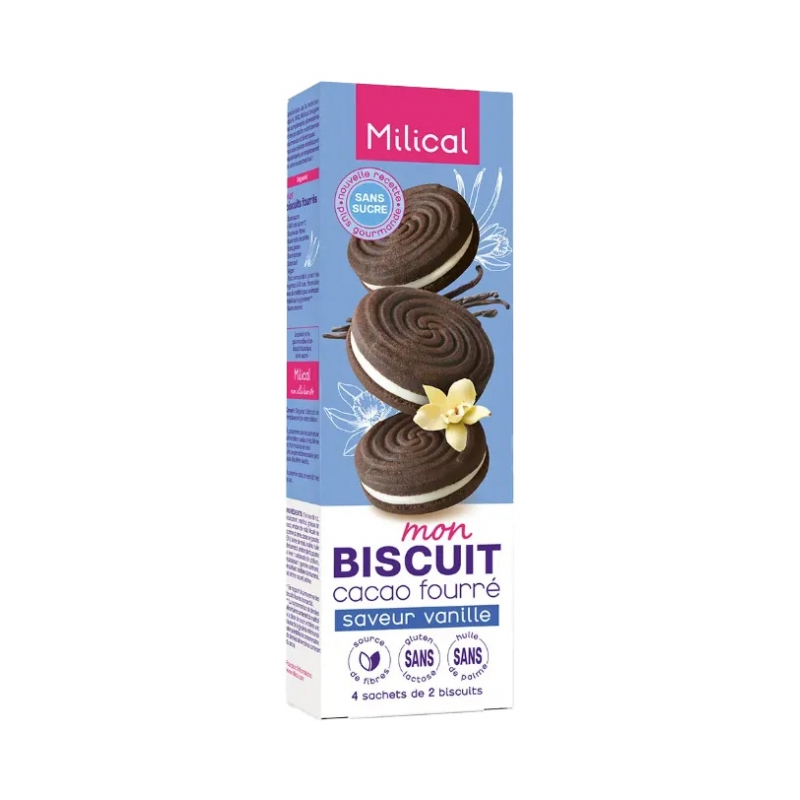 Milical Mon biscuit Cacao Fourré - 8 Biscuits