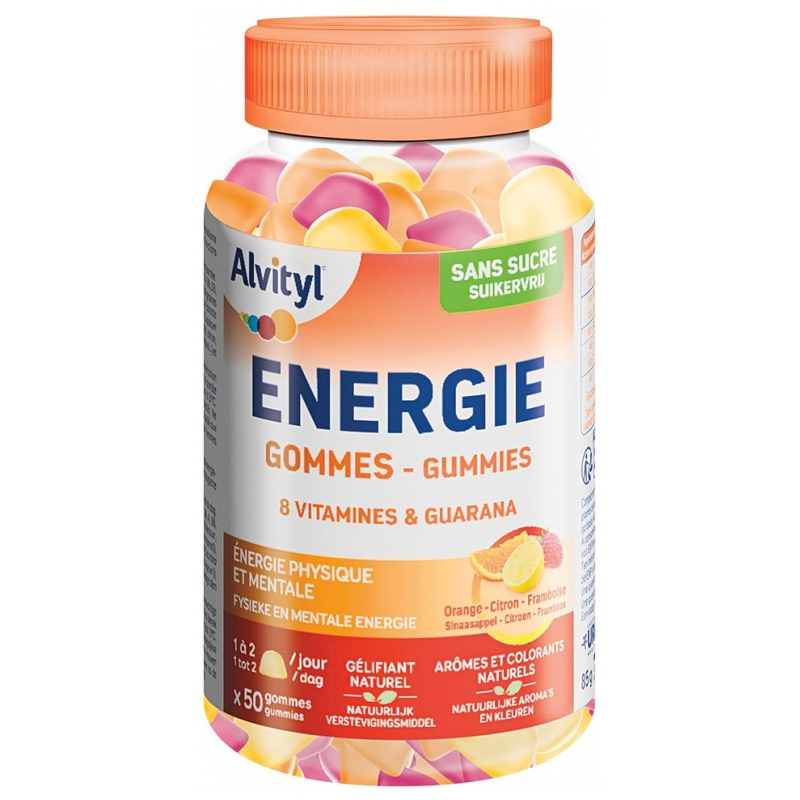 Alvityl Énergie 8 Vitamines & Guarana - 50 Gummies