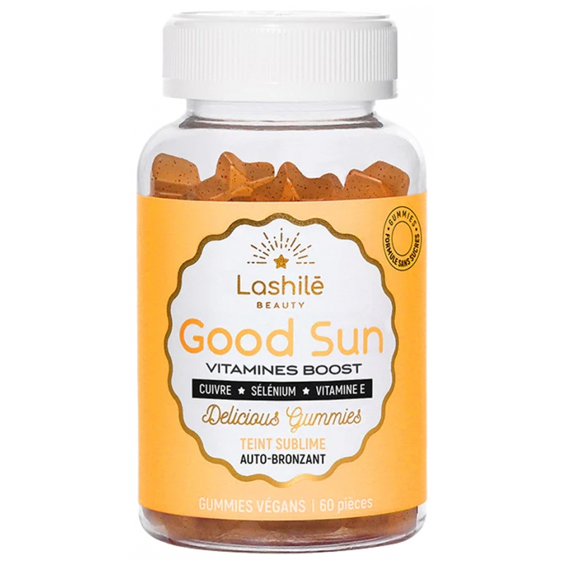 Lashilé Beauty Good Sun Vitamines Boost Teint Sublime Auto-Bronzant - 60 Gummies