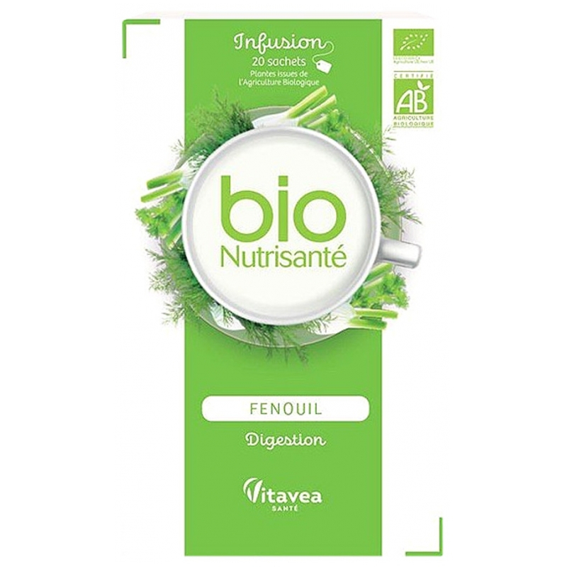 Vitavea Infusion Fenouil Bio - 20 Sachets