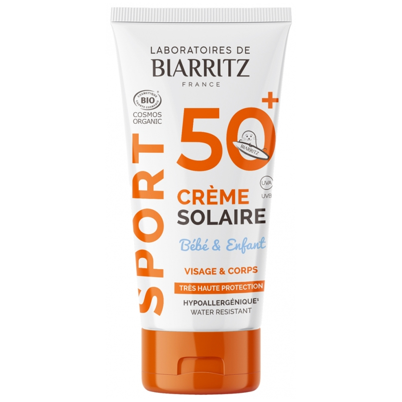 Biarritz Sport Crème Solaire Bébé & Enfant SPF50+ Bio - 50 ml