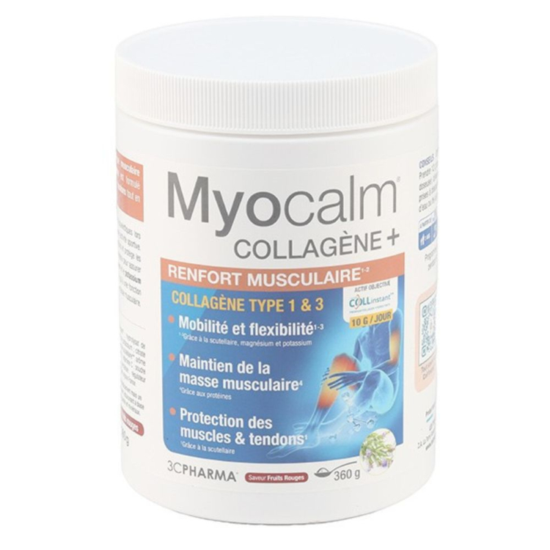 3C Pharma Myocalm Collagène + Renforcement Musculaire - 360 g