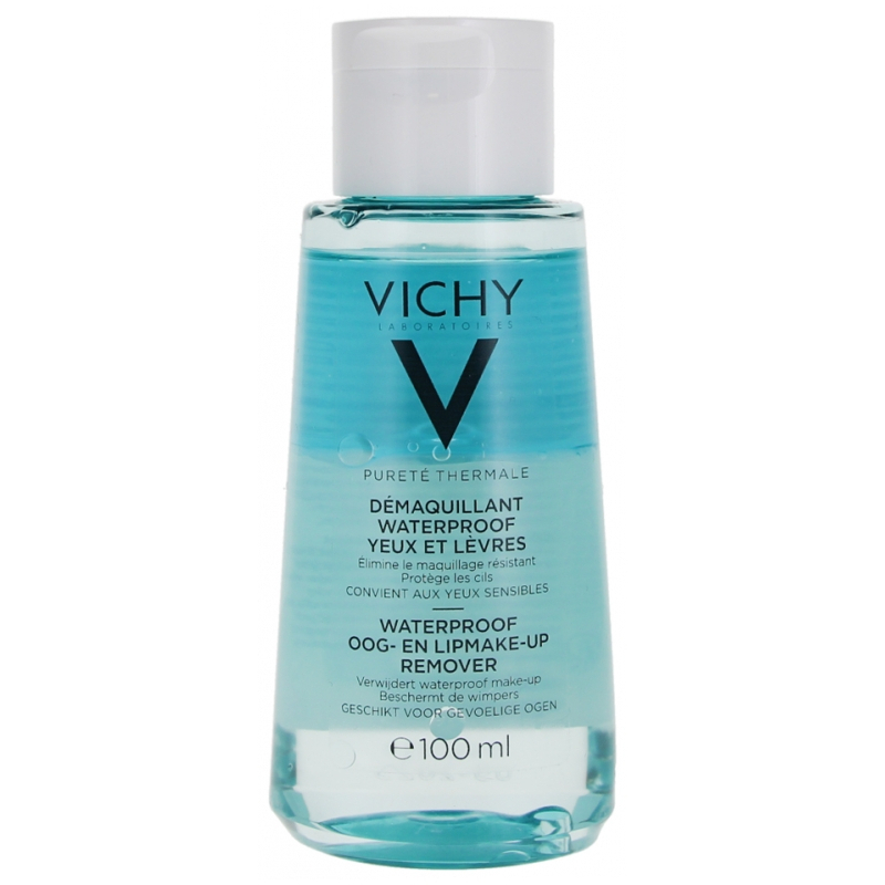 Vichy Pureté Thermale Démaquillant Waterproof Yeux et Lèvres - 100 ml