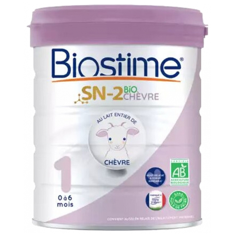 Biostime SN-2 Bio Chèvre 1er Âge de 0 à 6 Mois - 800 g