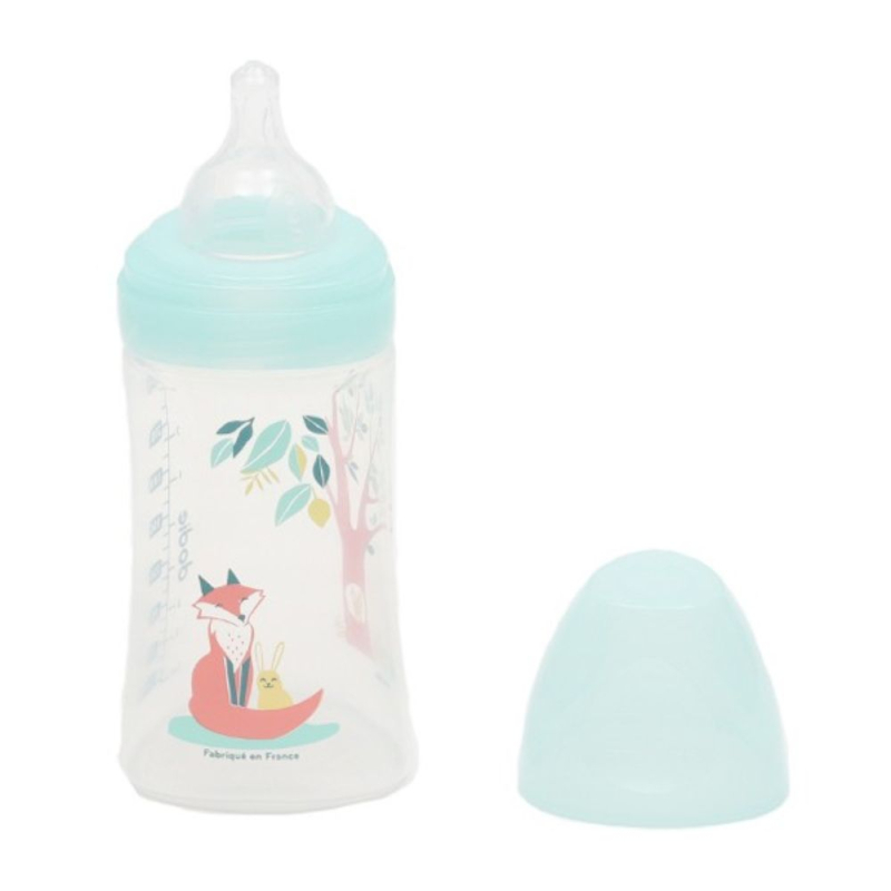 Dodie Biberon Tétine ronde débit moyen - 270 ml