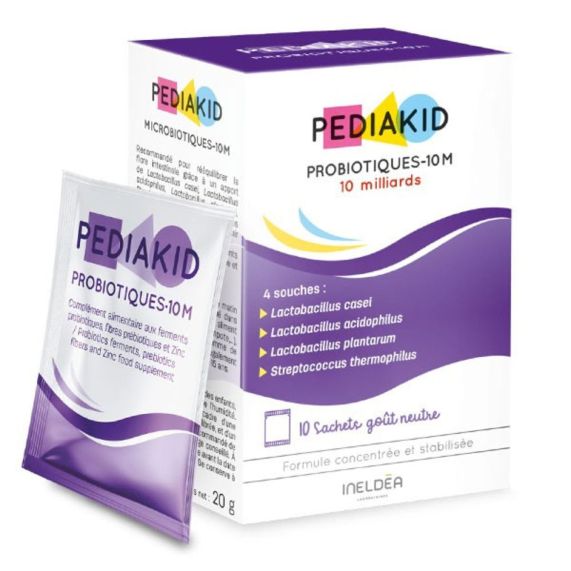 Pediakid Probiotiques-10 M - 10 sachets