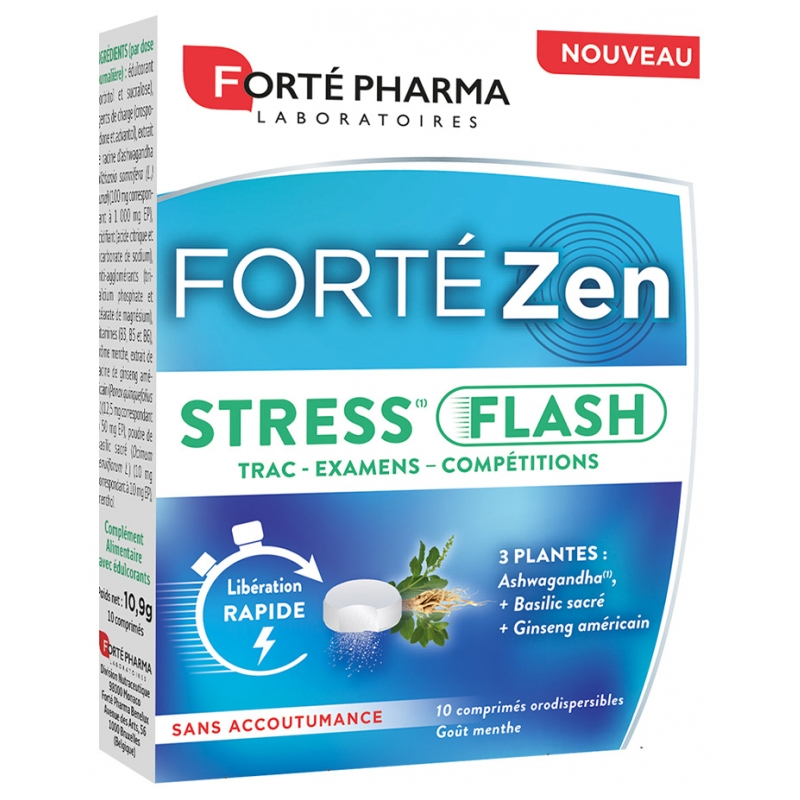 Forté Pharma Forté Zen Stress Flash - 10 Comprimés Orodispersibles