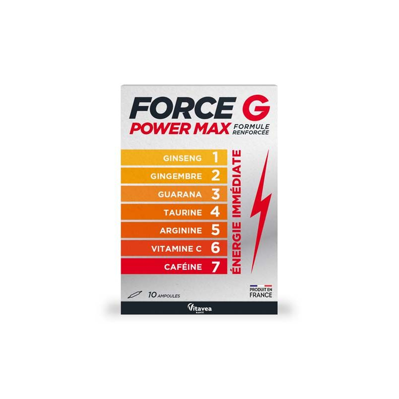 Vitavea Force G Power Max - 10 Ampoules