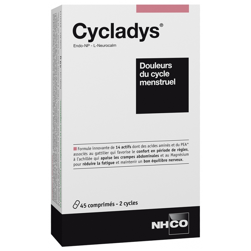 NHCO Cycladys Douleurs du Cycle Menstruel - 45 Comprimés