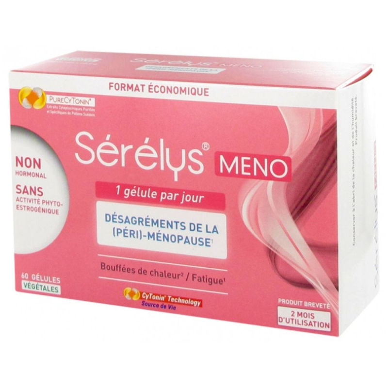 Sérélys Meno Désagréments de La (Péri)-Ménopause - 60 Gélules