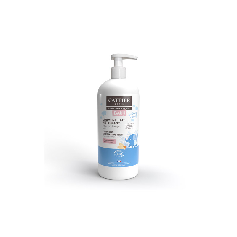 Cattier Baby Liniment Lait Nettoyant BIO - 500ml