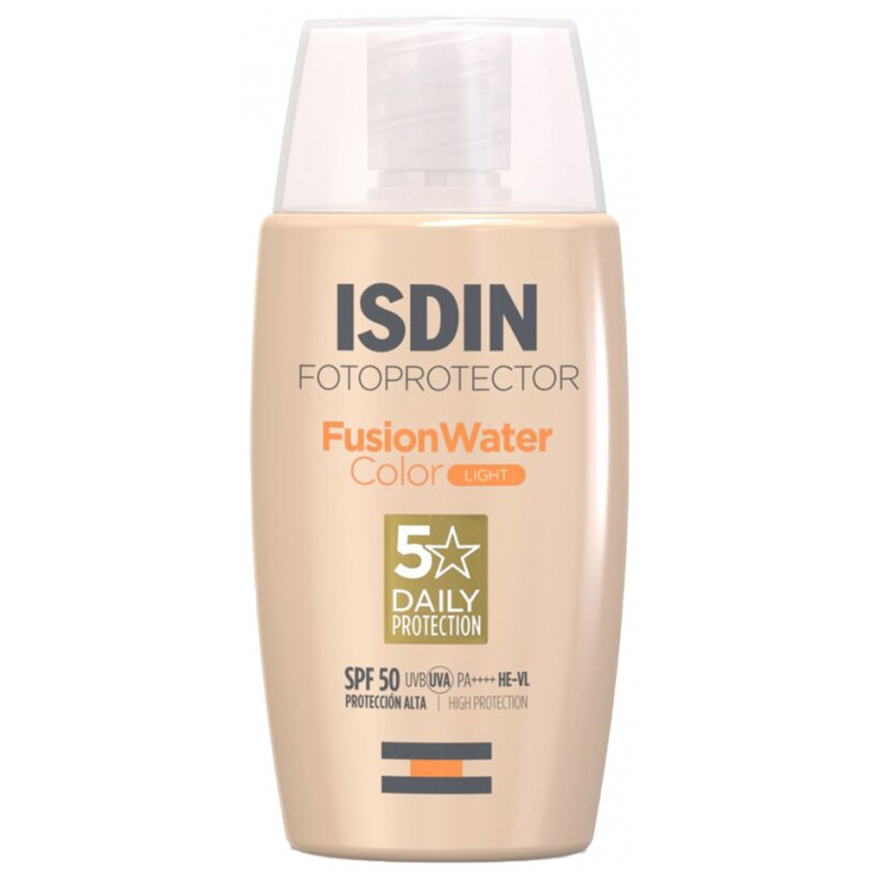 Isdin Fotoprotector Fusion Water Color SPF50   Teinte : Light - 50 ml 