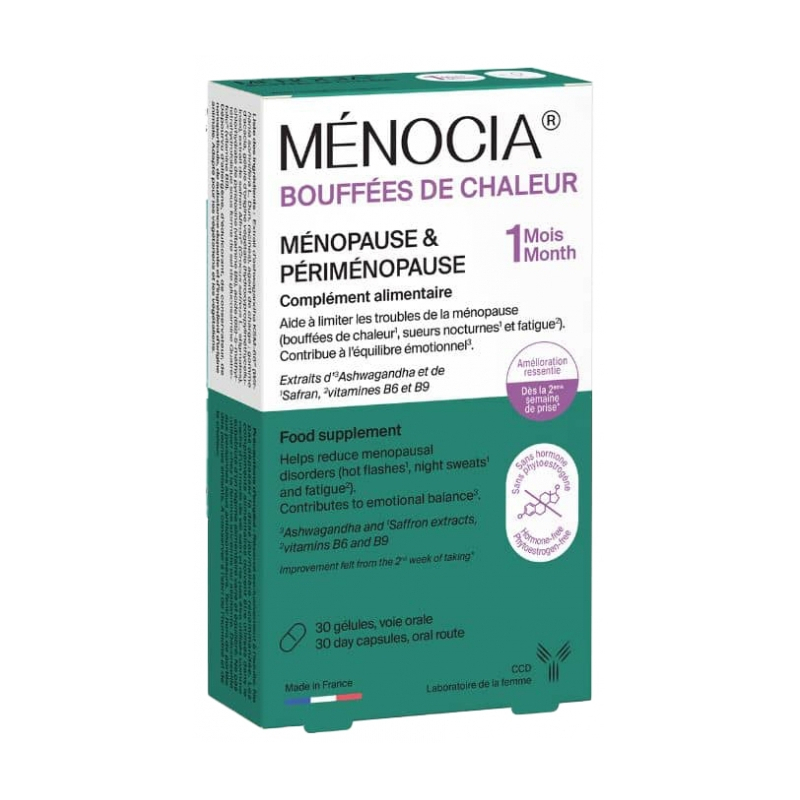 Laboratoire CCD Ménocia Bouffées de Chaleur - 30 Gélules