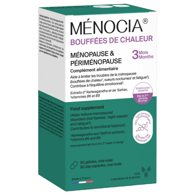 CCD Ménocia Bouffées de Chaleur - 90 Gélules