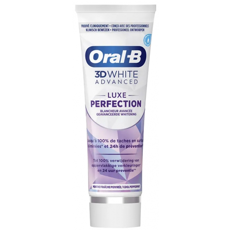 Oral-B 3D White Advanced Dentifrice Luxe Perfection - 75 ml