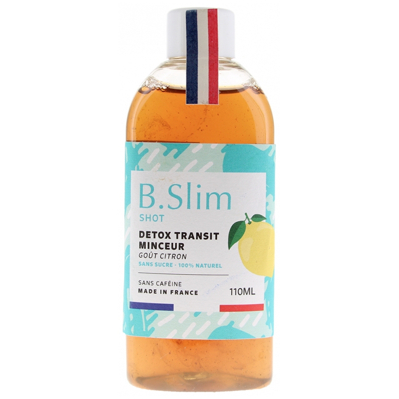 Diet World B.Slim Shot Detox Transit Minceur - Goût : Citron - 110 ml