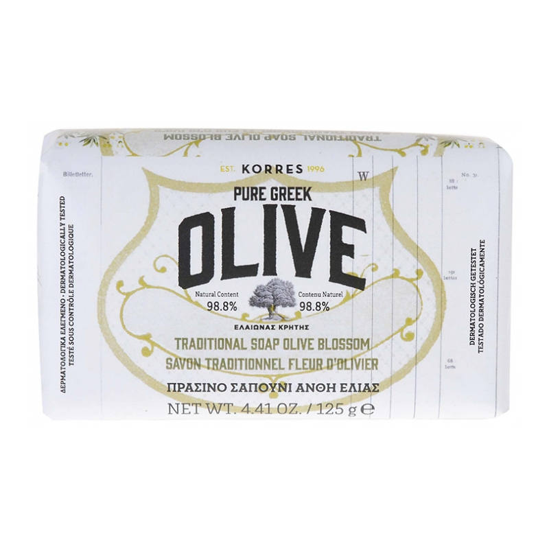 Korres Olive Savon Traditionnel Fleur d'Olivier - 125 g