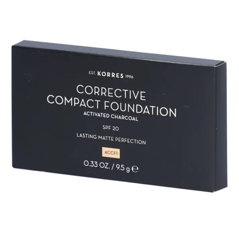 Korres Fond de Teint Compact Correcteur SPF20 ACCF1- 9.5g