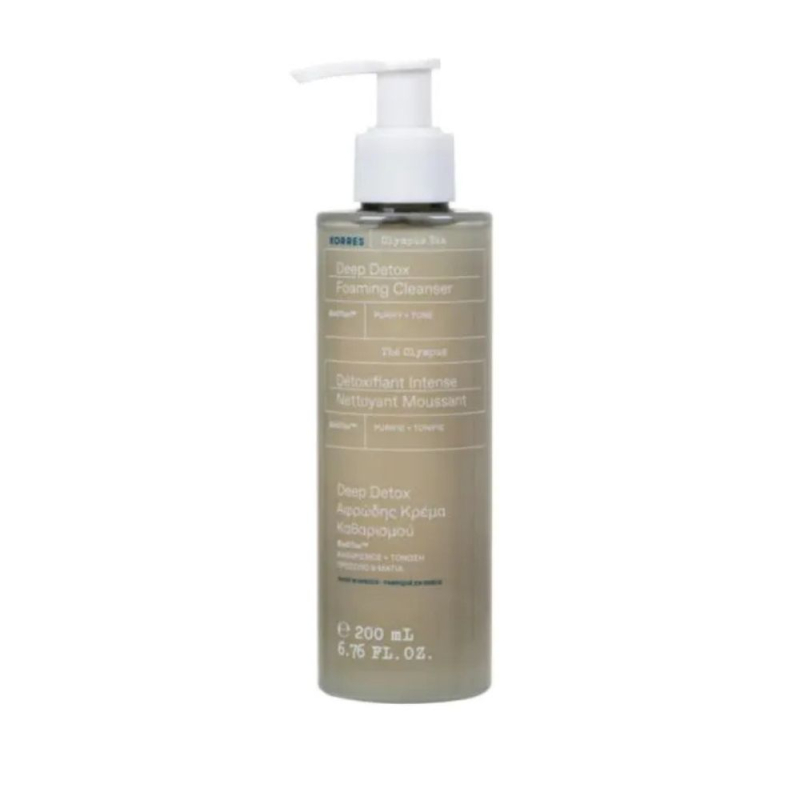 KORRES THE OLYMPUS crème moussante nettoyante détox - 200ml