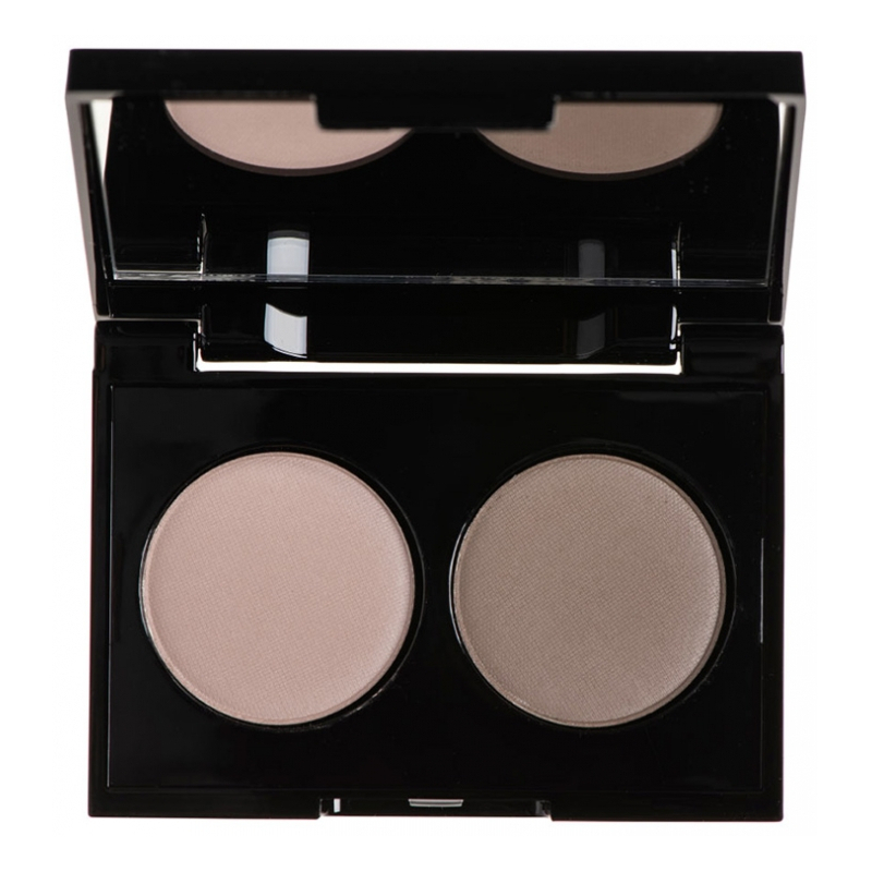 Korres Ombres à Paupières Velours Minéraux Volcaniques Duo Grey Taupe - Teinte : 38 - 3 g 