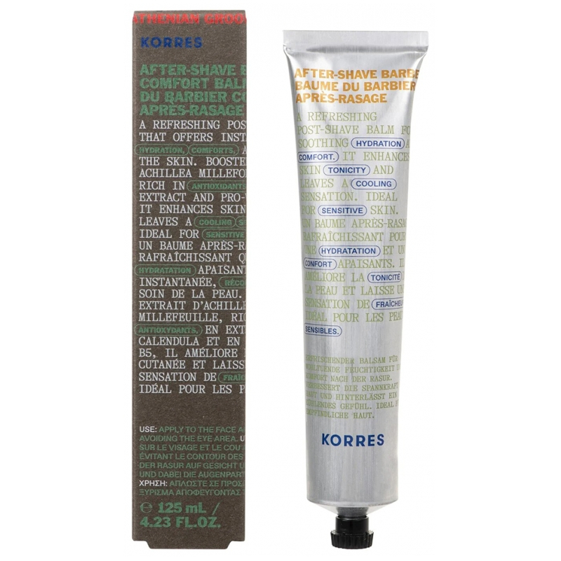 Korres Athenian Grooming Baume du Barbier Confort Après-Rasage - 125 ml