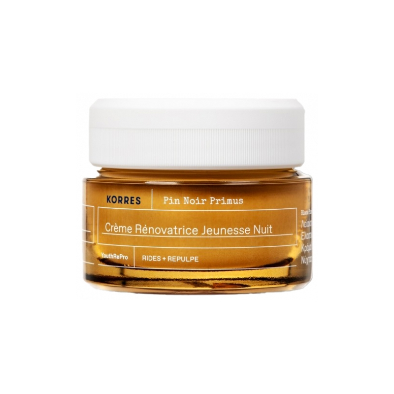 Korres Pin Noir Primus Crème Rénovatrice Jeunesse Nuit - 40 ml