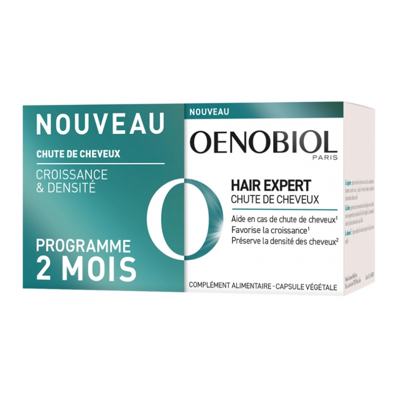 Oenobiol Hair Expert Chute de Cheveux - Lot de 2 x 60 Capsules