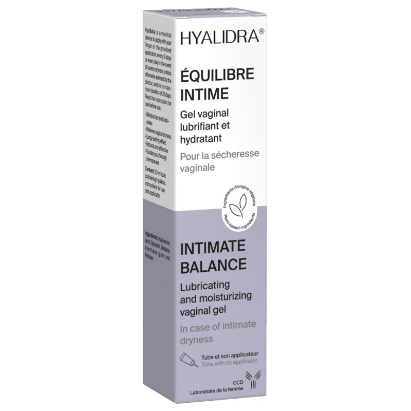 CCD Hyalidra Gel Vaginal Lubrifiant et Hydratant - 30 ml