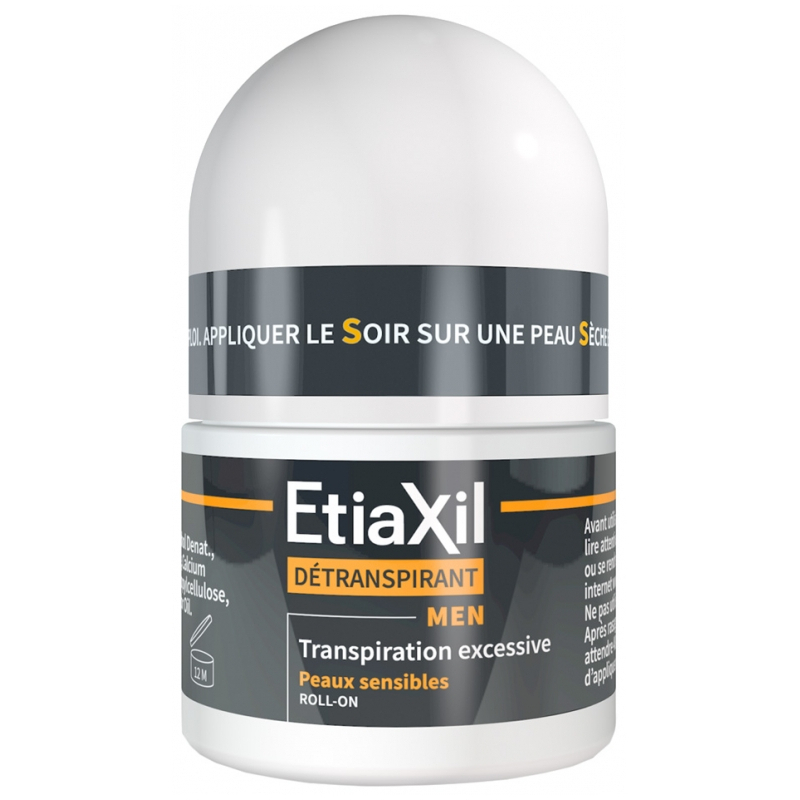 Etiaxil Détranspirant Men Peaux Sensibles Roll-On - 15 ml