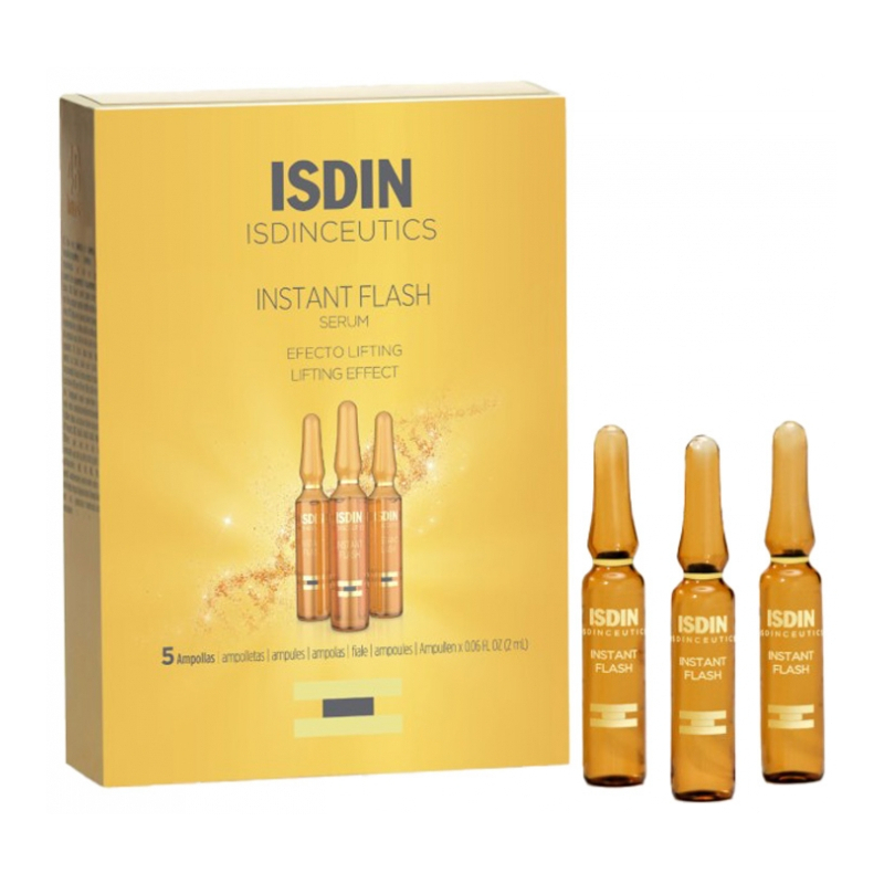 Isdin Isdinceutics Instant Flash - 5 Ampoules de 2 ml