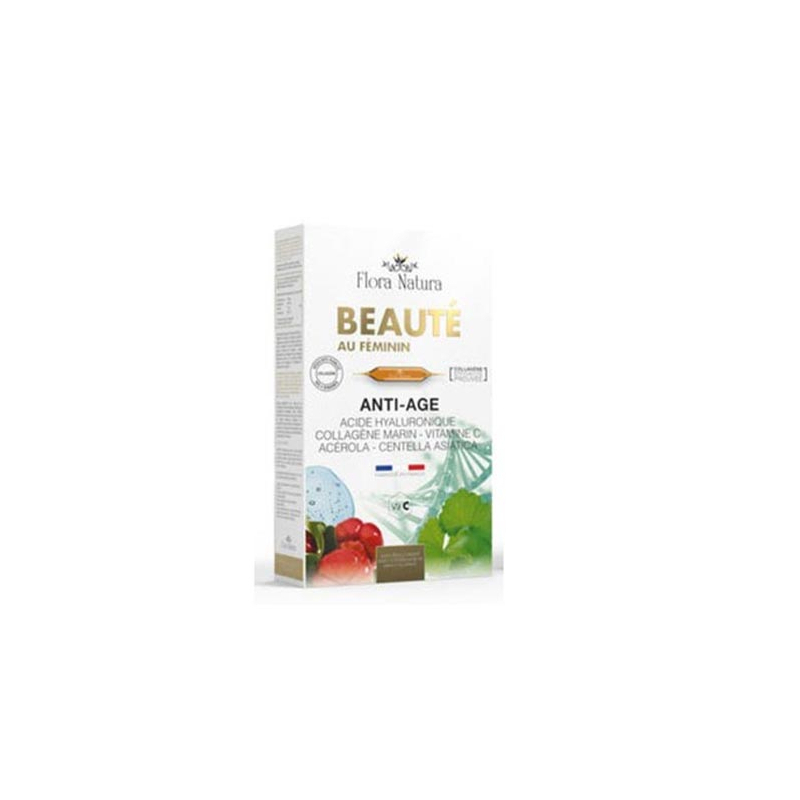 Flora Natura Beauté au Féminin Anti-Âge - 20 ampoules