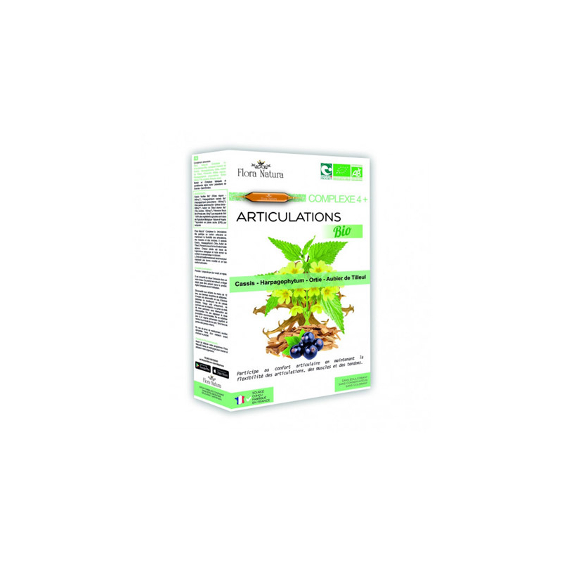 Flora Natura Complexe 4+ Articulations BIO - 20 ampoules