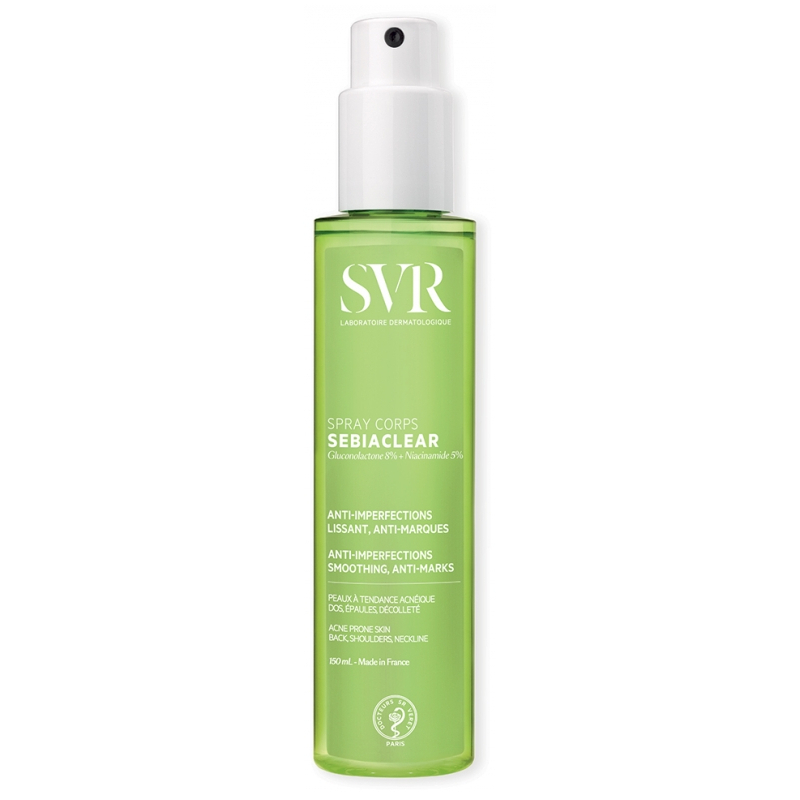 SVR Sebiaclear Spray Corps Anti-Imperfections Lissant - 150 ml