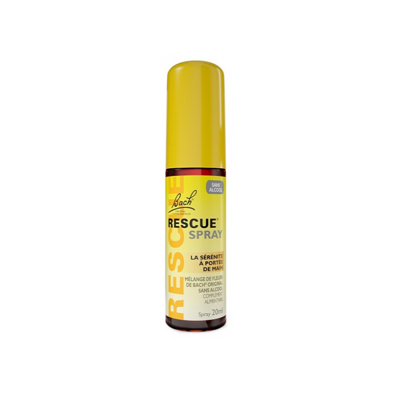 Fleurs de Bach Rescue spray sans alcool - 20ml
