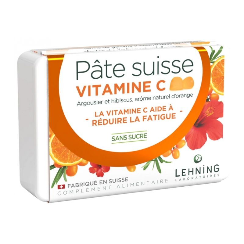 Lehning Pâte Suisse Vitamine C - 40 Gommes