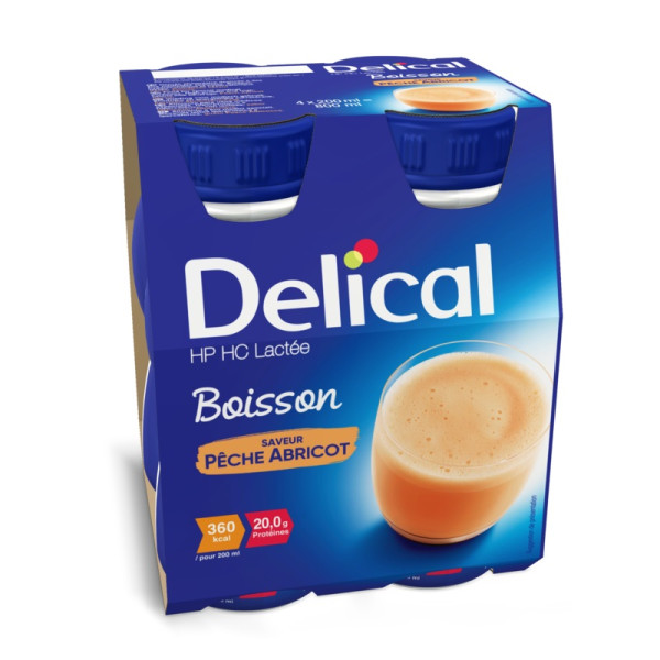 Boisson Lactée HP/HC Pêche Abricot Delical