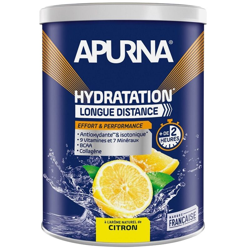 Boisson Hydratation Longue Distance Citron Apurna