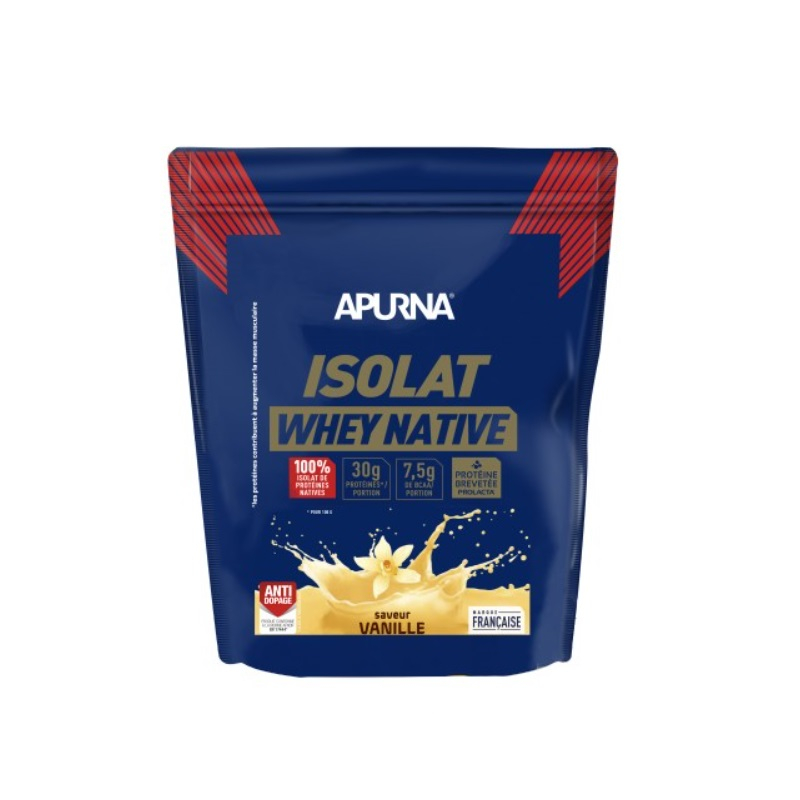 Poudre Isolat Whey Native Vanille Apurna