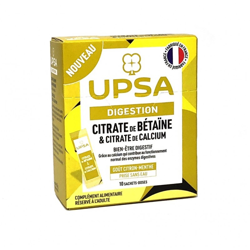 Citrate de Bétaïne & Citrate de Calcium UPSA