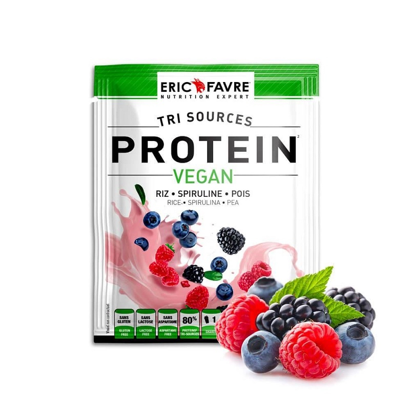 Protein Vegan Tri-Source Fruits Rouges Eric Favre