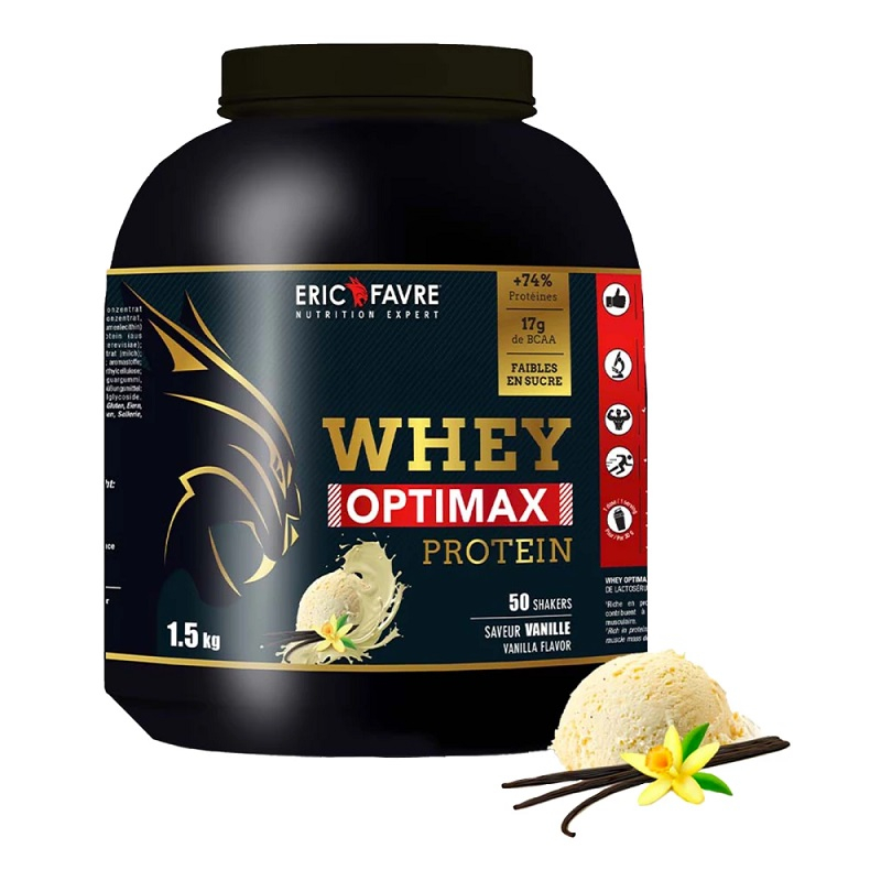 Whey Optimax Protein Vanille Eric Favre