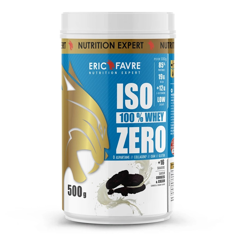 Iso Zero 100% Whey Protéine Cookies & Cream Eric Favre