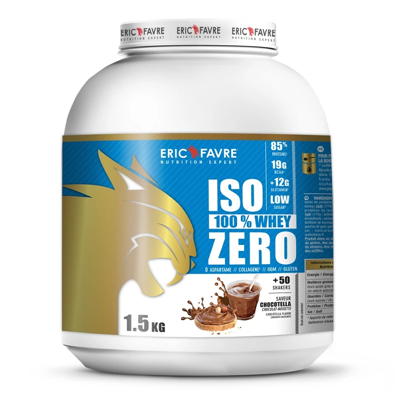 Iso Zero 100% Whey Protéine Chocotella Eric Favre