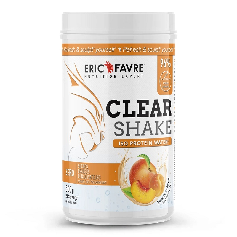 Clear Shake Iso Protein Water Pêche-Abricot Eric Favre