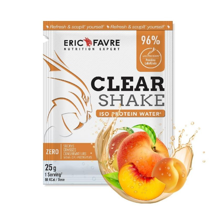 Clear Shake Iso Protein Water Pêche-Abricot Eric Favre