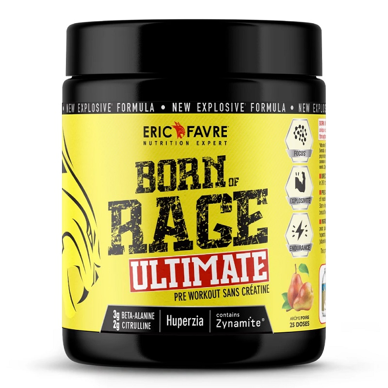 Born of Rage Ultimate Pre-Workout Poire Eric Favre