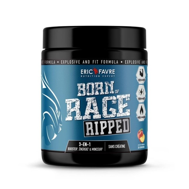 Born of Rage Ripped Pre-Workout Pêche  Eric Favre