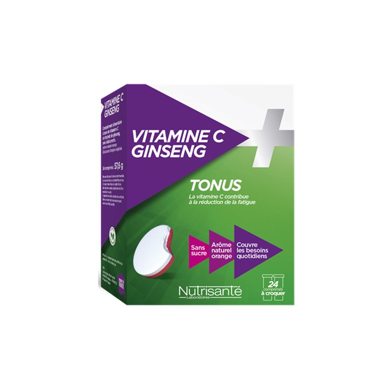 Tonus Vitamines C + Ginseng - 24 comprimés